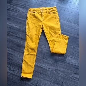 Old Navy Women's Mustard Skinny Jeans